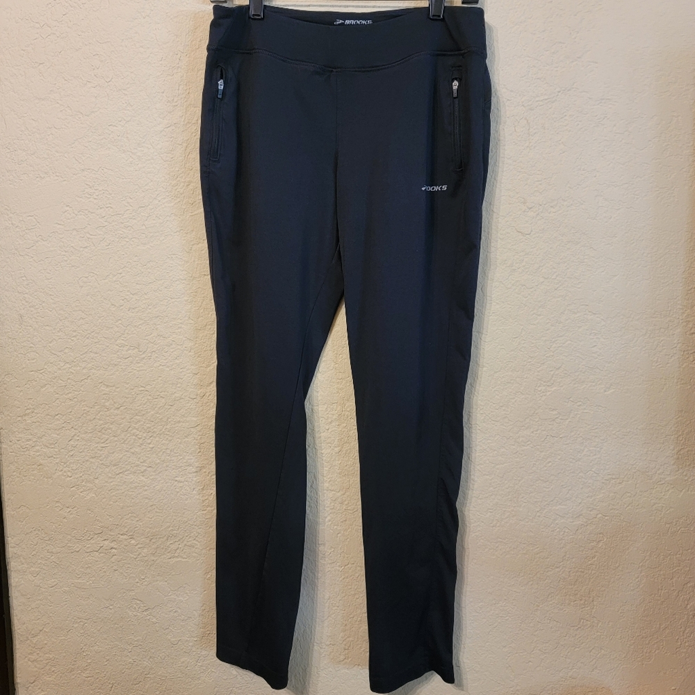 Brooks Women's Black Track Athletic Pants Sz M